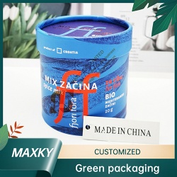 Paper cylinder containers kraft paper tube packaging