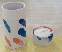 Cylinder Paper Tube Packing For Silk Scarf