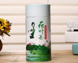 Printed Paper Handmade Cylinder Shape Cardboard Round Box Tea Packaging