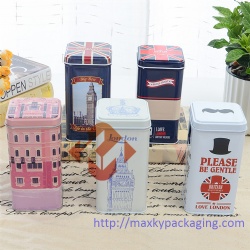 Best quality metal lid coffee tin box tea tin can
