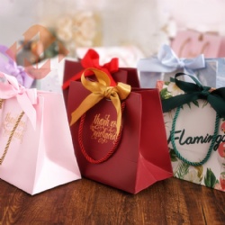 Wedding candy bag handbag creative paper bag wedding bag candy gift box wedding with hand gift bag high-grade packaging box